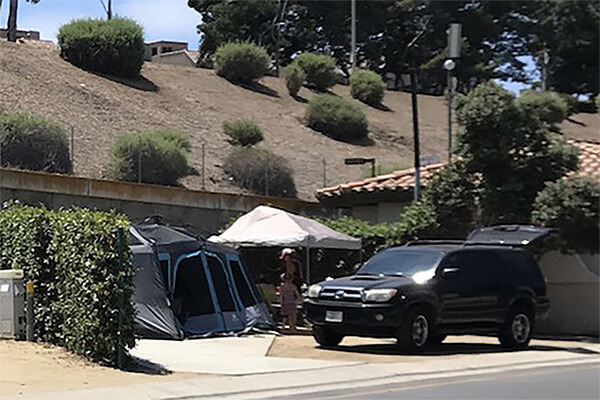tent camping newport beach