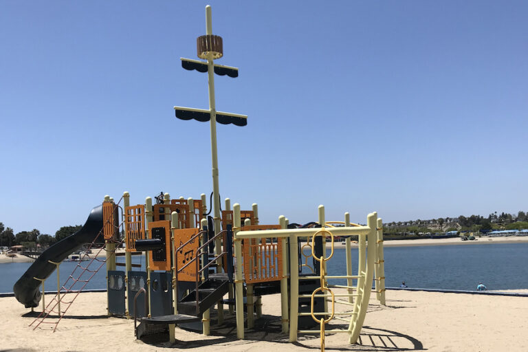 Newport Dunes pirate-themed playground