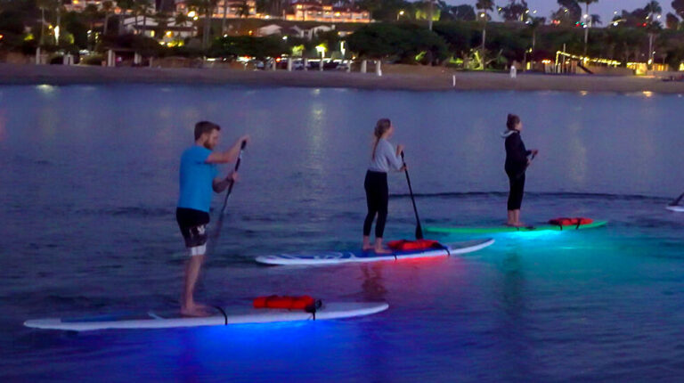 LED Standup Paddleboards_Radiant Rides at Newport Dunes