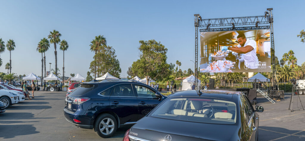 Private drive-in events-