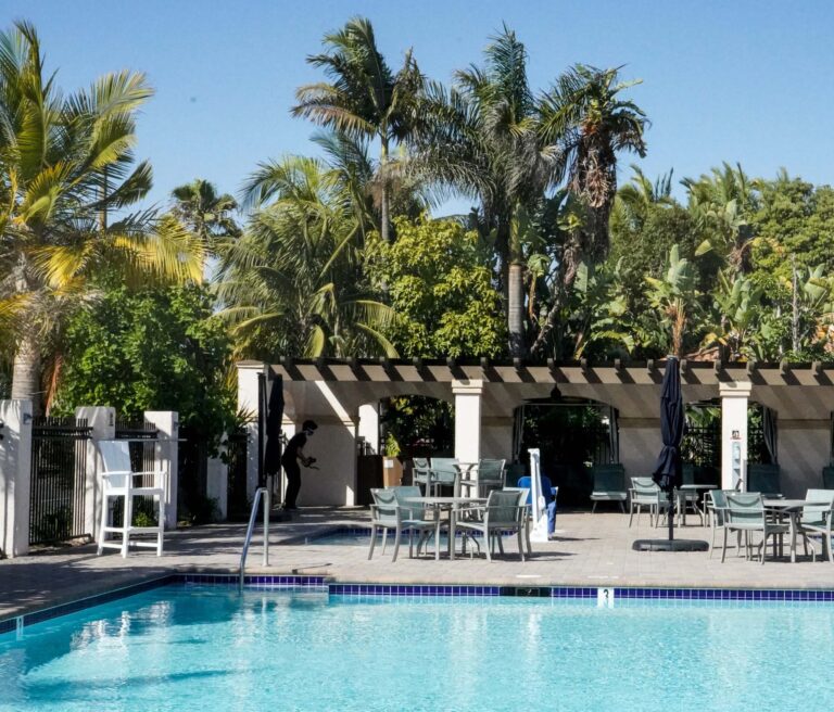 hydrotherapy pools and cabanas
