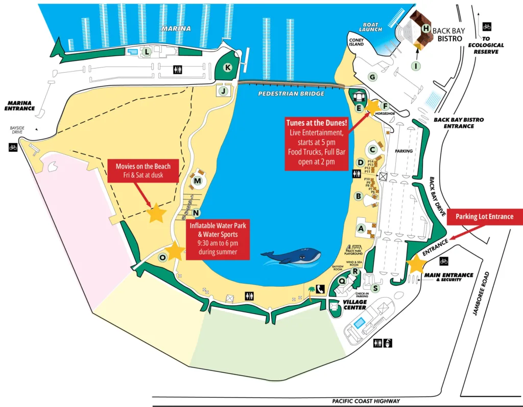 Tunes At The Dunes Map