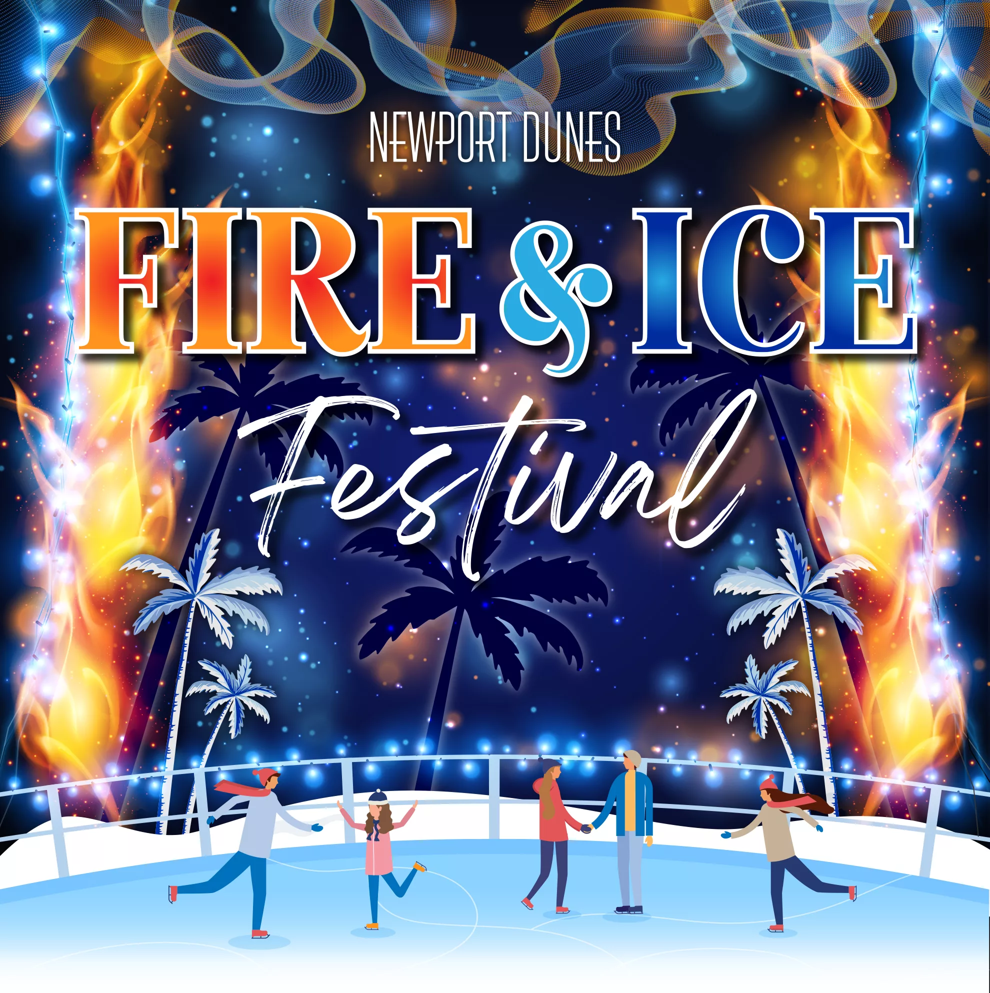 Fire & Ice Festival banner