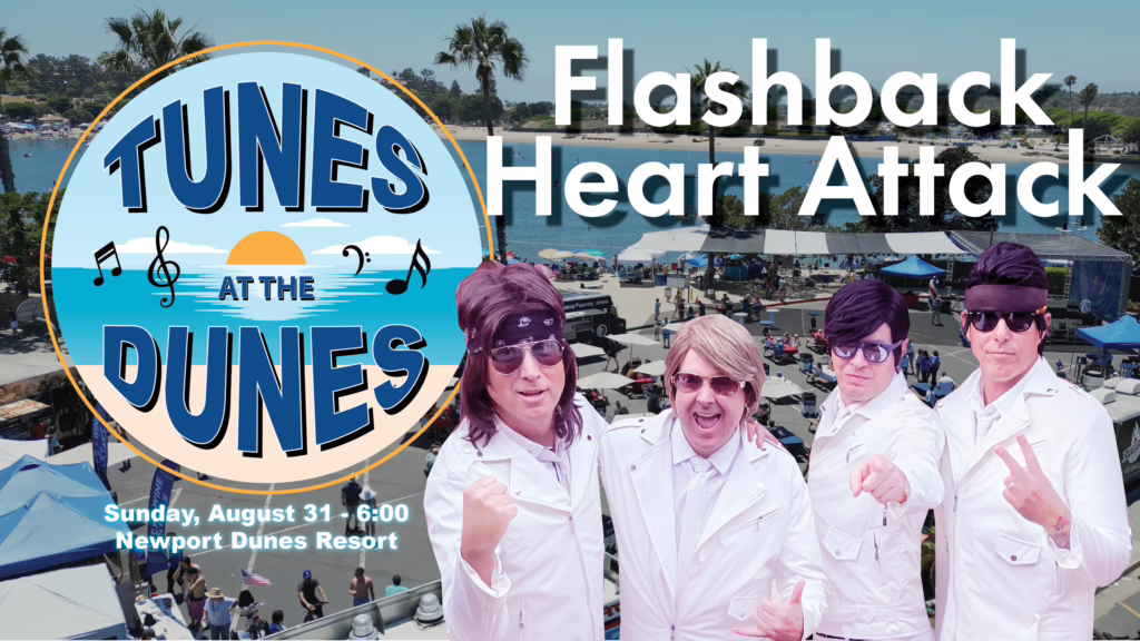 Flashback Heart Attack live at Newport Dunes 8/31/25