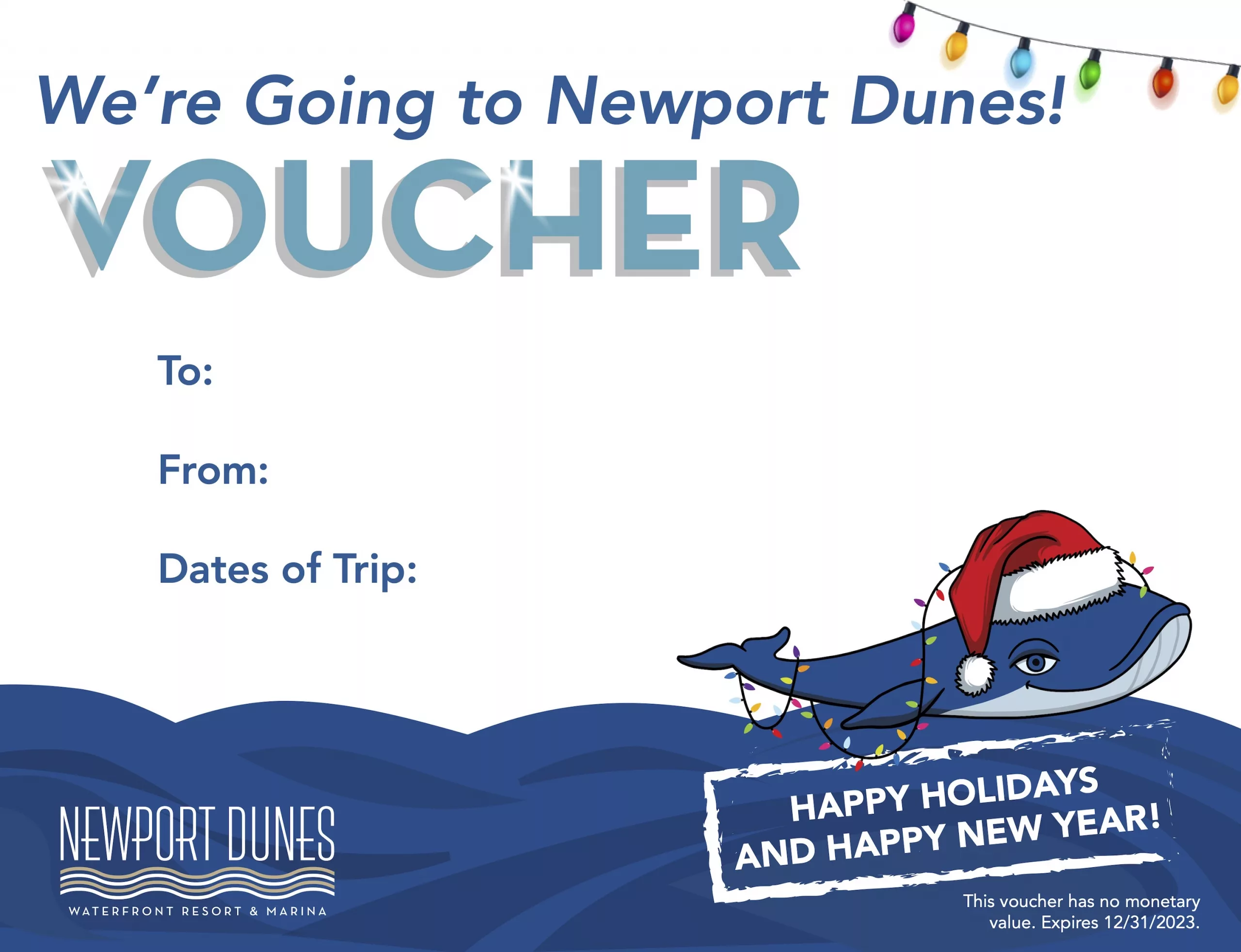 NDR Holiday Voucher 2022